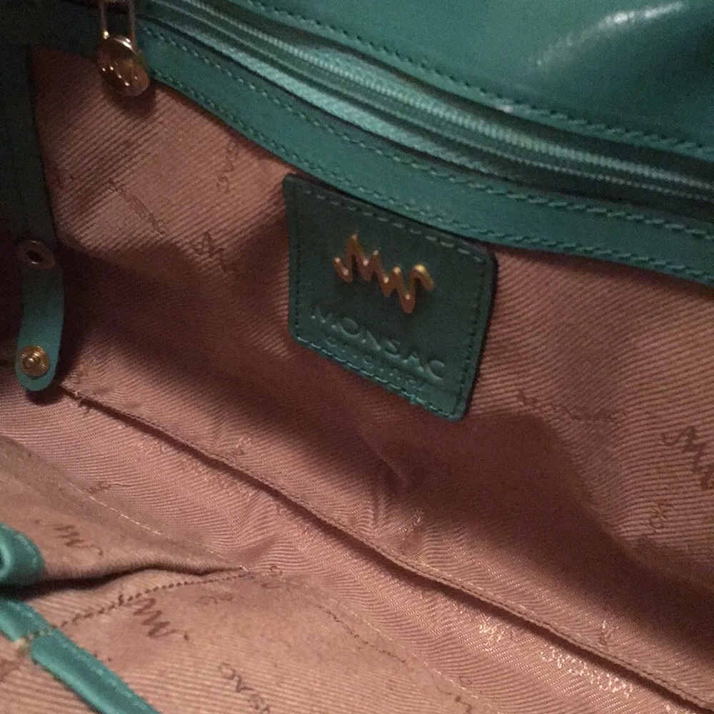 Monsac leather shoulder bag brand new - Picture 6 of 6